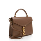 Saint Laurent Grain de Poudre Monogram Cassandra Mini Top Handle (SHF-YNTyOw)