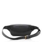 Saint Laurent Grain de Poudre Monogram Cassandre Belt Bag (SHF-Gvv9El)