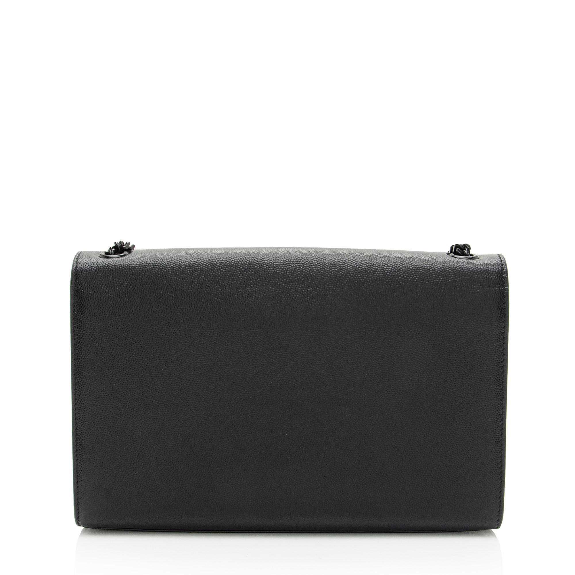 Saint Laurent Grain de Poudre Monogram Kate Medium Shoulder Bag (SHF-hzje5P)