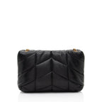 Saint Laurent Lambskin Monogram Puffer LouLou Toy Shoulder Bag (SHF-QVgJj0)