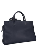 Saint Laurent Leather Medium Rive Gauche Bag Blue