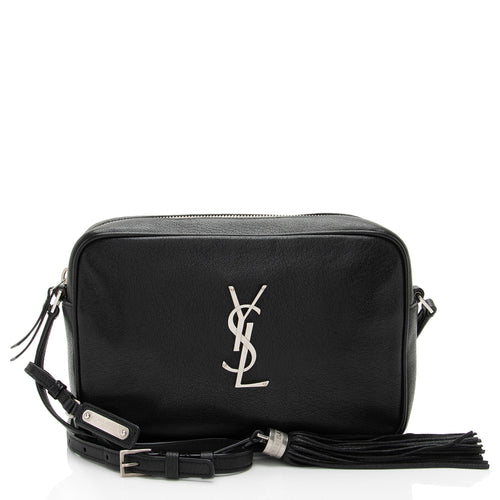 Saint Laurent Leather Monogram Lou Camera Bag (SHF-whAoB5)