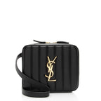 Saint Laurent Matalasse Calfskin Monogram Vicky Belt Bag (SHF-UFp2hO)
