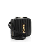 Saint Laurent Matalasse Calfskin Monogram Vicky Belt Bag (SHF-UFp2hO)