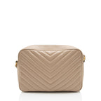 Saint Laurent Matelasse Calfskin Monogram Lou Camera Bag (SHF-0p6Ezh)