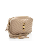 Saint Laurent Matelasse Calfskin Monogram Lou Camera Bag (SHF-0p6Ezh)