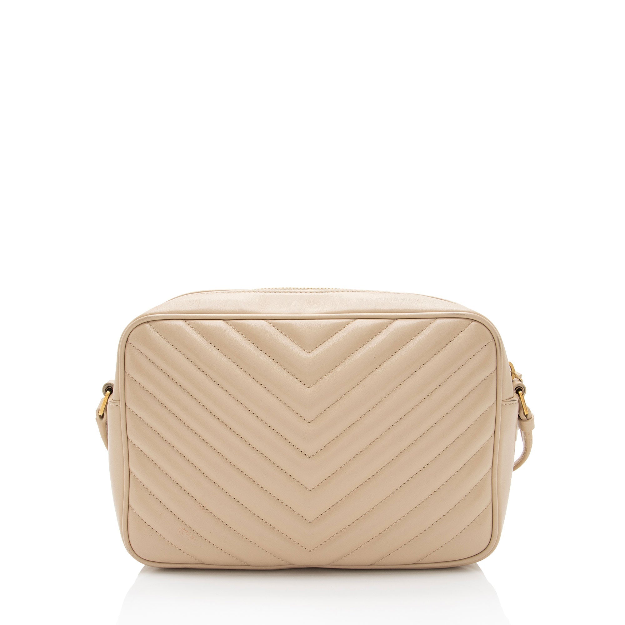 Saint Laurent Matelasse Calfskin Monogram Lou Camera Bag (SHF-IyIKNC)