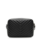 Saint Laurent Matelasse Calfskin Monogram Lou Camera Bag (SHF-jB3wqK)