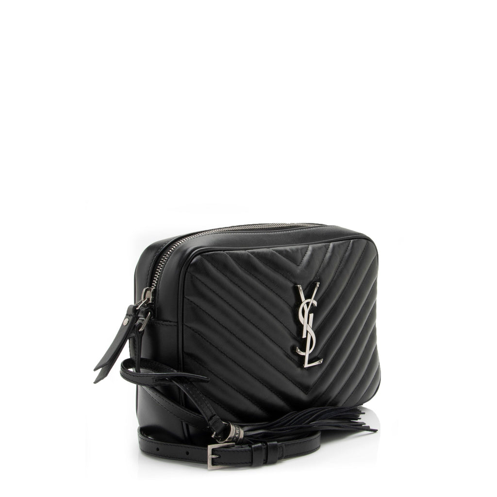 Saint Laurent Matelasse Calfskin Monogram Lou Camera Bag (SHF-jB3wqK)