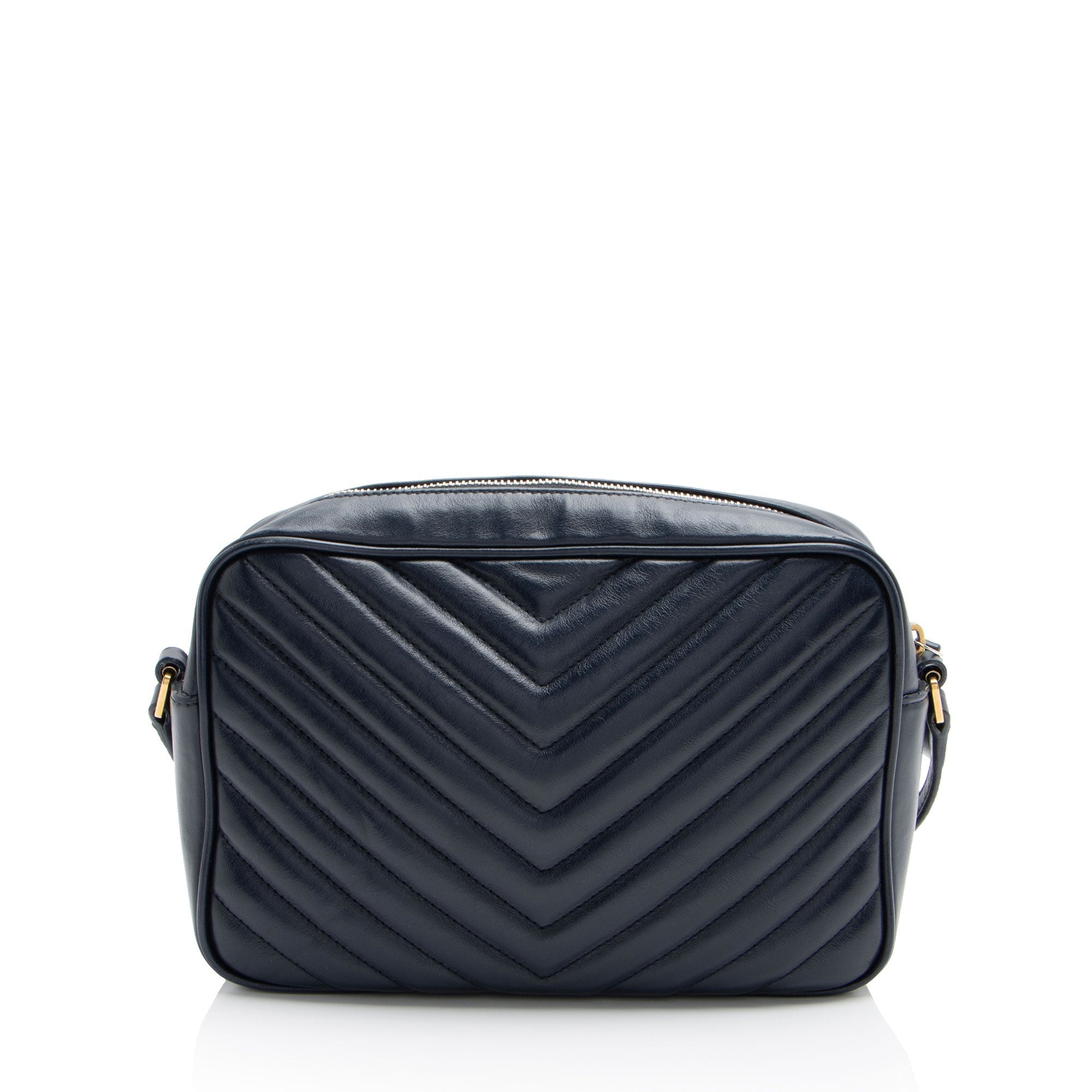 Saint Laurent Matelasse Calfskin Monogram Lou Camera Bag (SHF-JZyzw6)