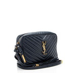 Saint Laurent Matelasse Calfskin Monogram Lou Camera Bag (SHF-JZyzw6)