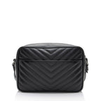 Saint Laurent Matelasse Calfskin Monogram Lou Camera Bag (SHF-SXIbwm)