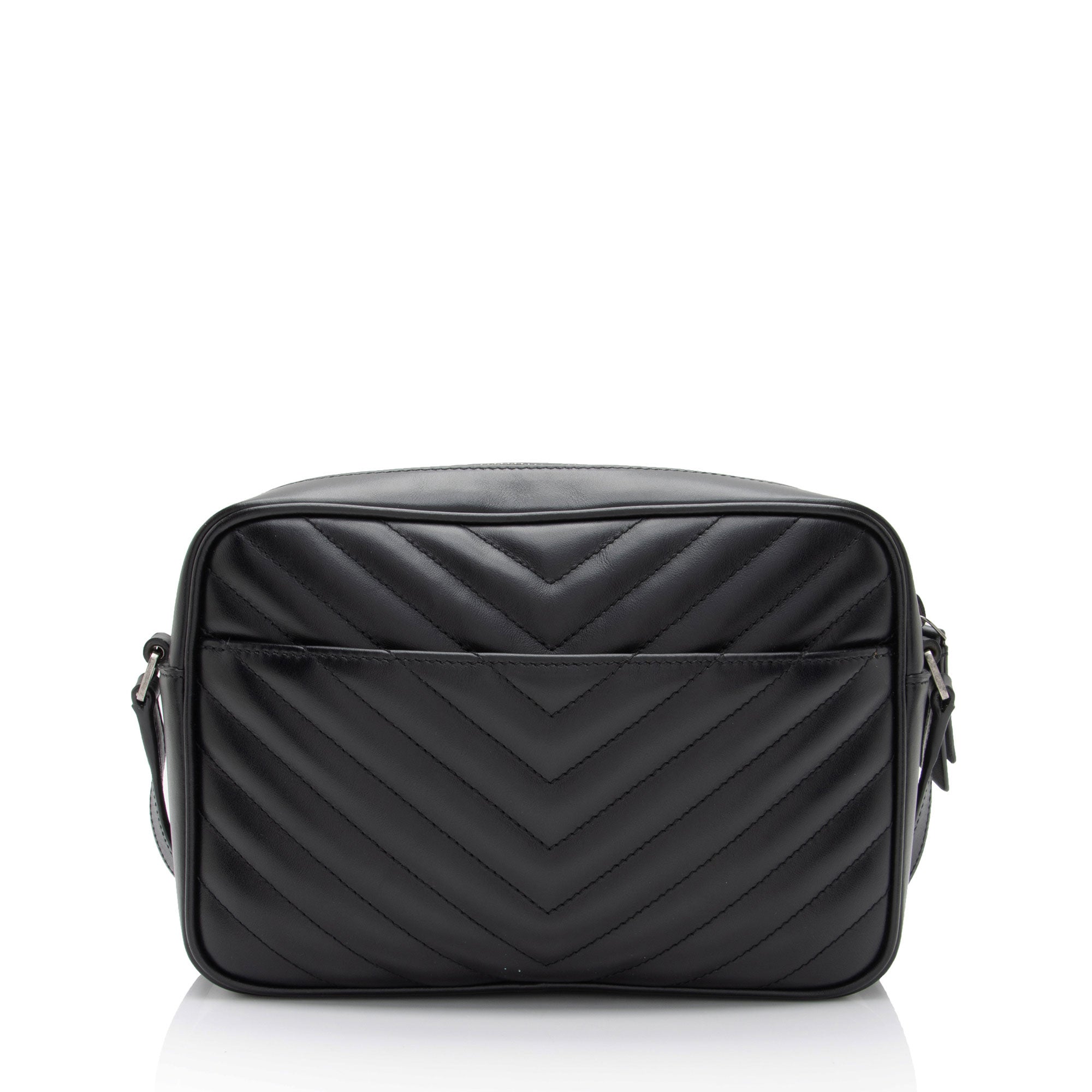Saint Laurent Matelasse Calfskin Monogram Lou Camera Bag (SHF-SXIbwm)