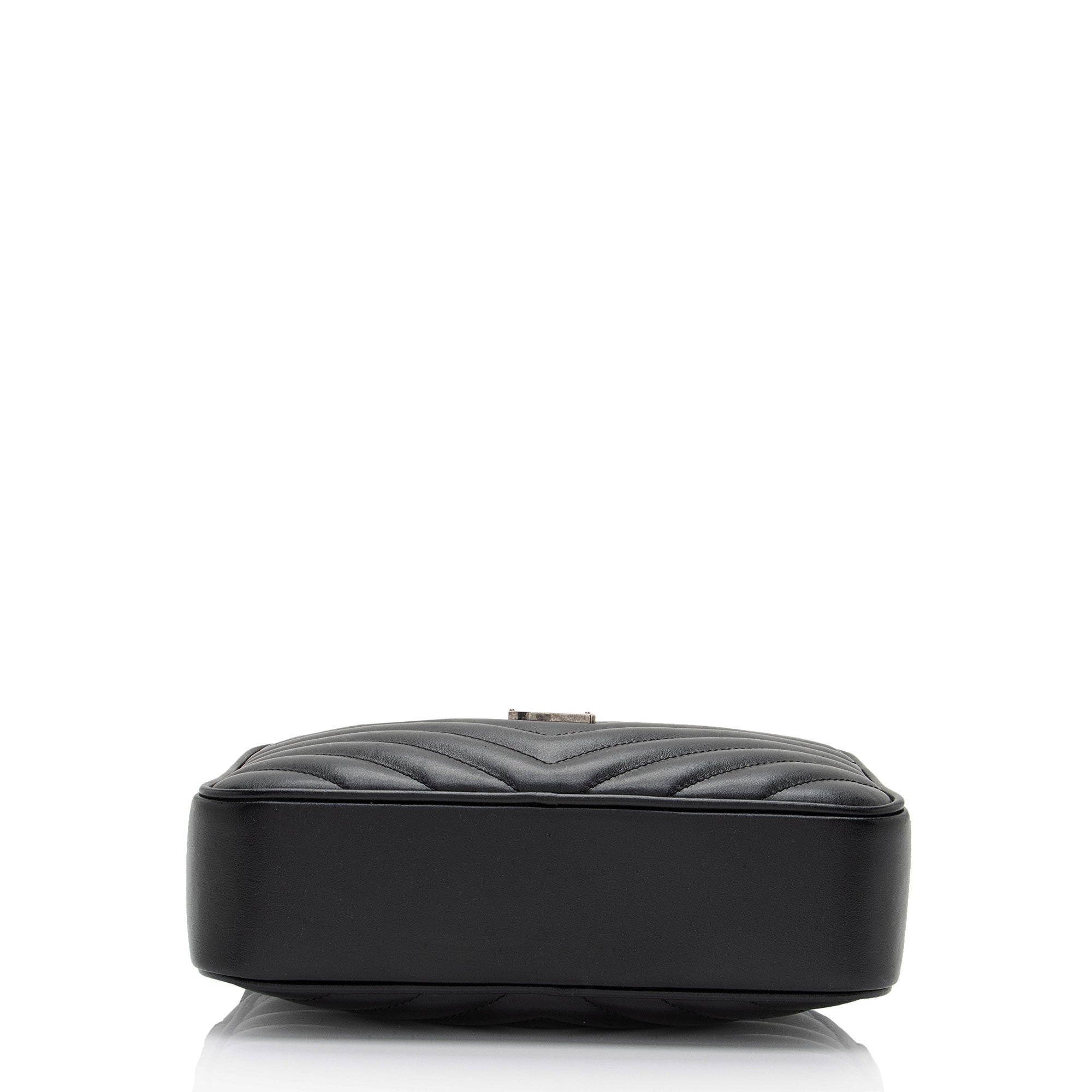 Saint Laurent Matelasse Calfskin Monogram Lou Camera Bag (SHF-SXIbwm)