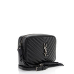 Saint Laurent Matelasse Calfskin Monogram Lou Camera Bag (SHF-SXIbwm)