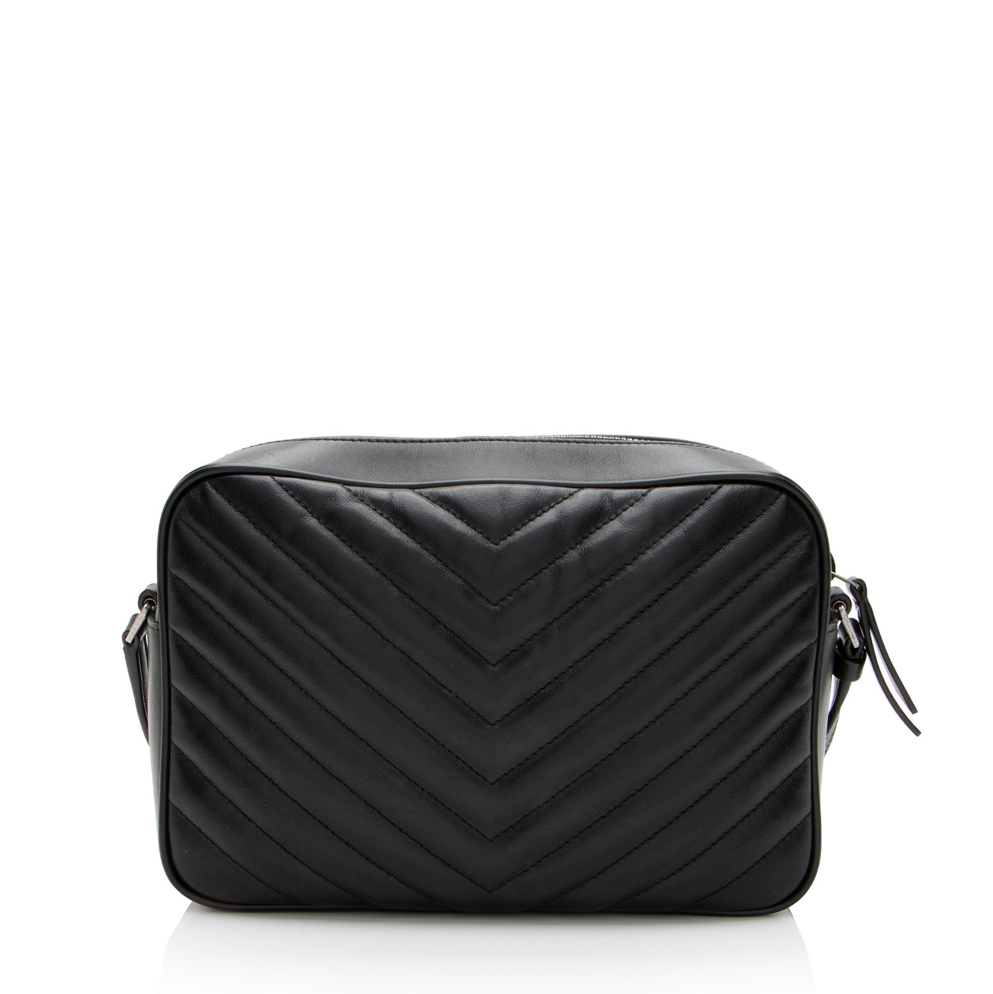 Saint Laurent Matelasse Calfskin Monogram Lou Camera Bag (SHF-rTeesm)