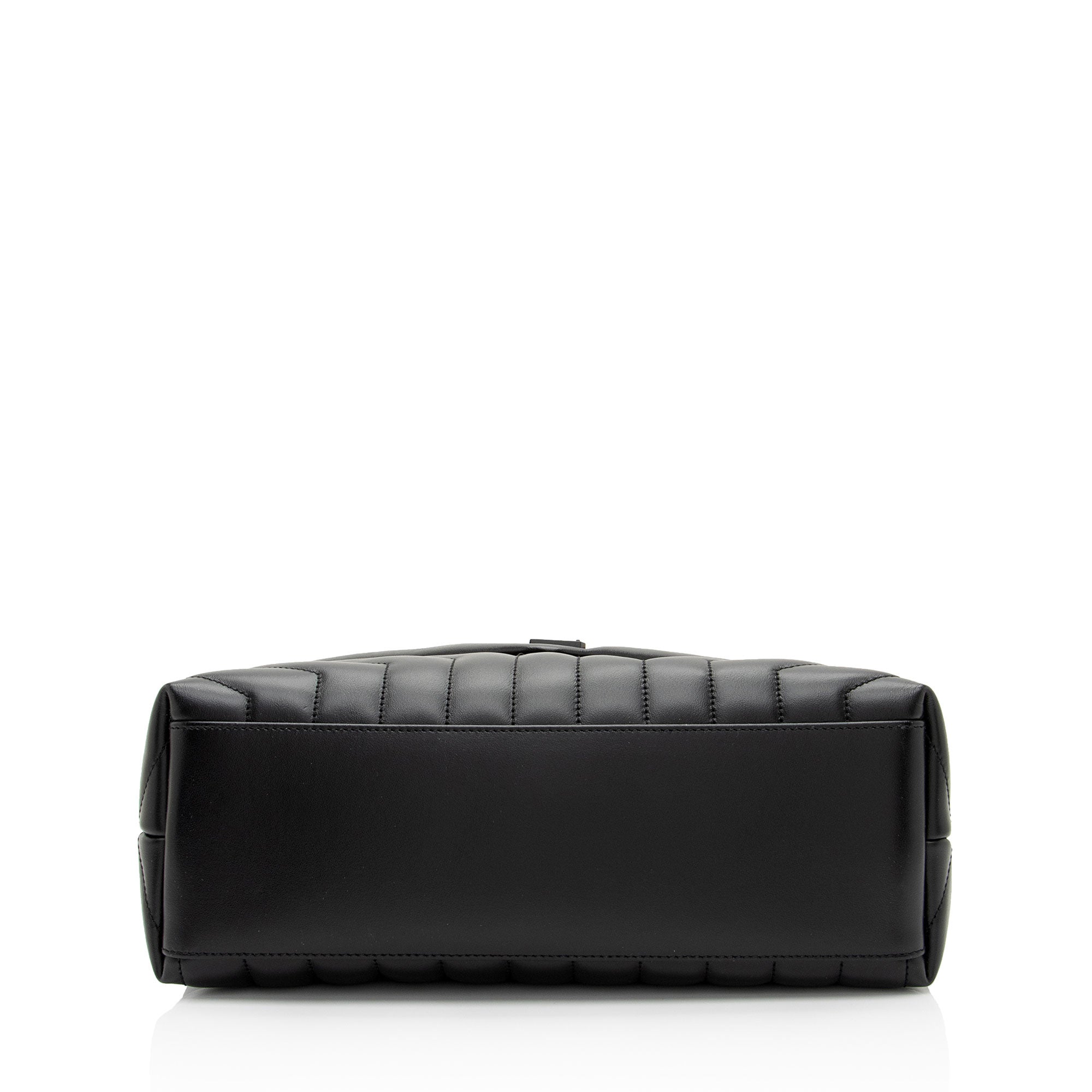 Saint Laurent Matelasse Calfskin Monogram LouLou Chain Medium Shoulder Bag (SHF-lzCev2)
