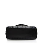 Saint Laurent Matelasse Calfskin Monogram LouLou Chain Medium Shoulder Bag (SHF-QYlKsA)