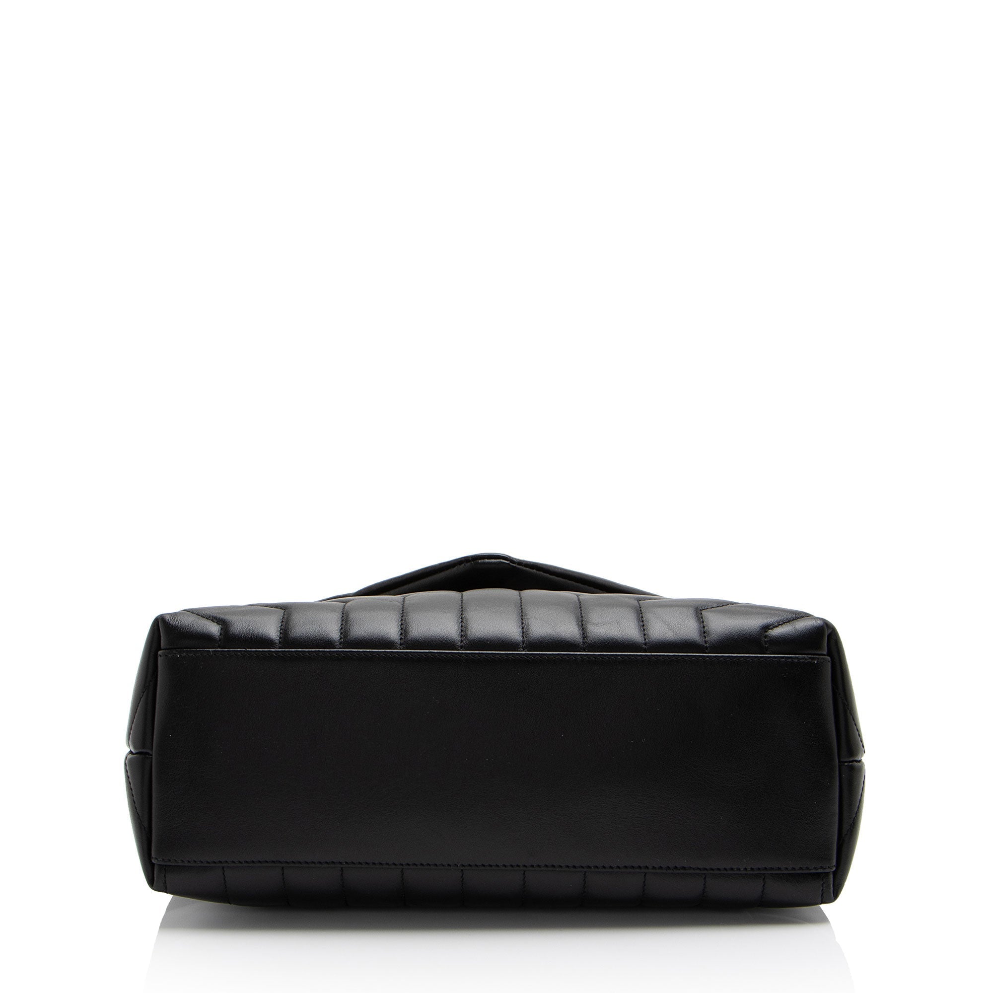 Saint Laurent Matelasse Calfskin Monogram LouLou Chain Medium Shoulder Bag (SHF-QYlKsA)