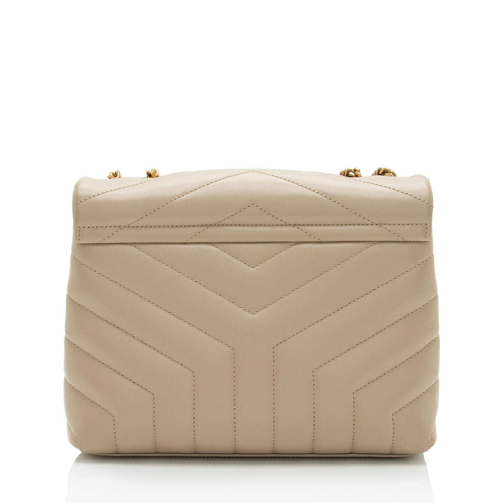 Saint Laurent Matelasse Calfskin Monogram LouLou Chain Small Crossbody (SHF-XSfoNV)