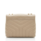 Saint Laurent Matelasse Calfskin Monogram LouLou Chain Small Crossbody (SHF-XSfoNV)
