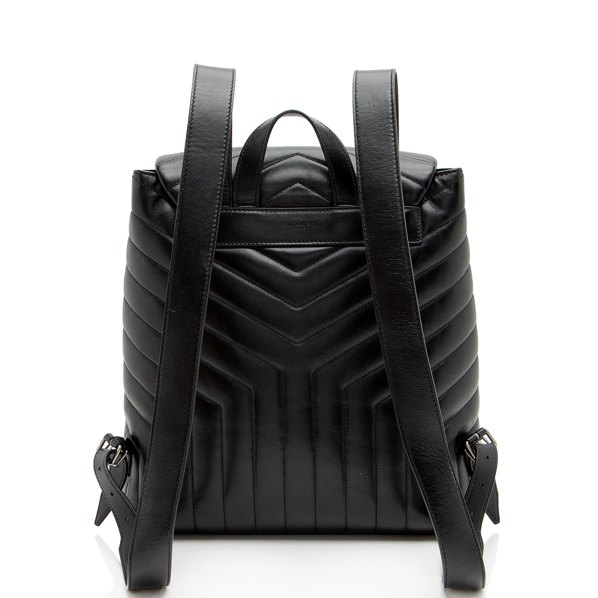 Saint Laurent Matelasse Calfskin Monogram LouLou Medium Backpack (SHF-m1rXfW)