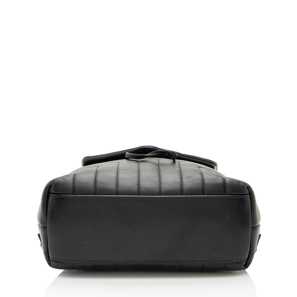 Saint Laurent Matelasse Calfskin Monogram LouLou Small Backpack (SHF-Qq19q6)