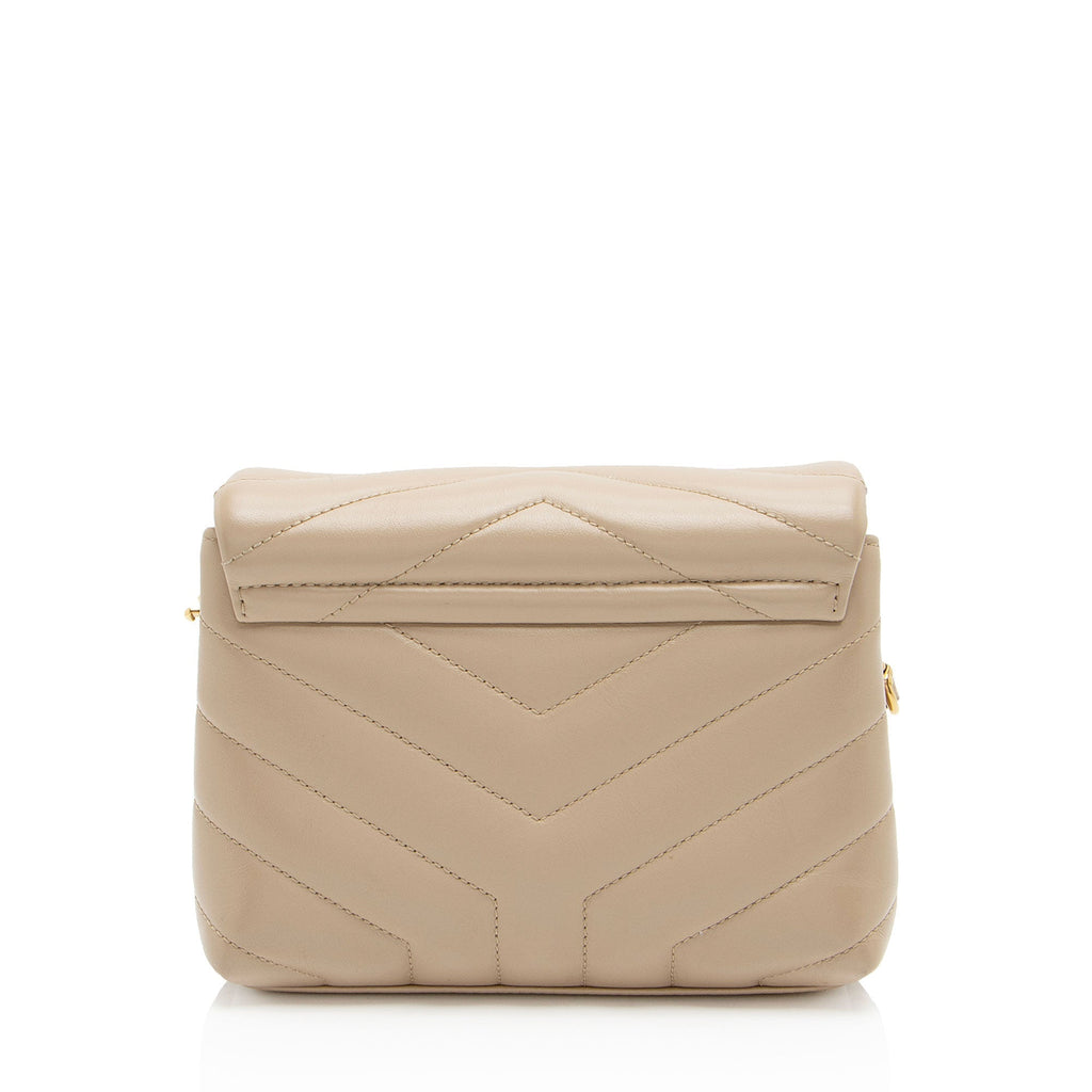 Saint Laurent Matelasse Calfskin Monogram LouLou Toy Crossbody (SHF-I8aWGS)