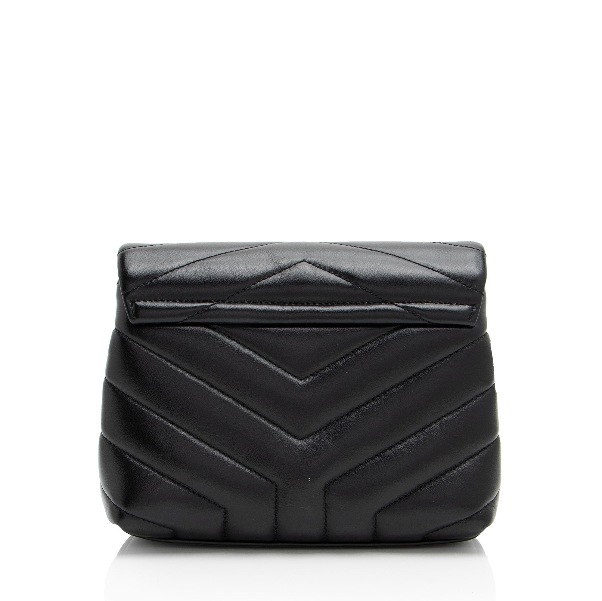 Saint Laurent Matelasse Calfskin Monogram LouLou Toy Crossbody (SHF-oHahXx)