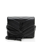 Saint Laurent Matelasse Calfskin Monogram LouLou Toy Crossbody (SHF-oHahXx)