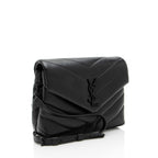 Saint Laurent Matelasse Calfskin Monogram LouLou Toy Crossbody (SHF-oHahXx)