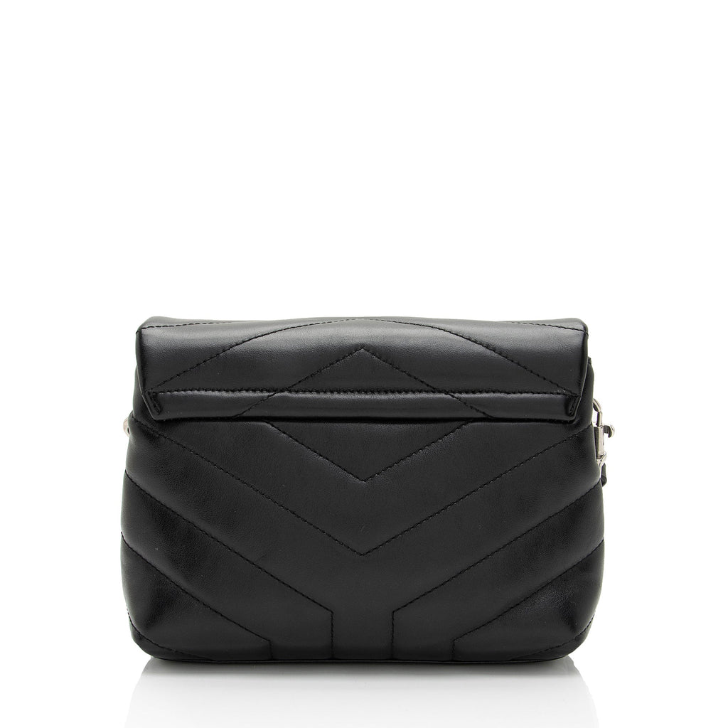 Saint Laurent Matelasse Calfskin Monogram LouLou Toy Crossbody (SHF-G6die7)