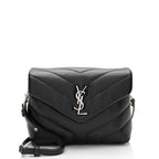 Saint Laurent Matelasse Calfskin Monogram LouLou Toy Crossbody (SHF-G6die7)