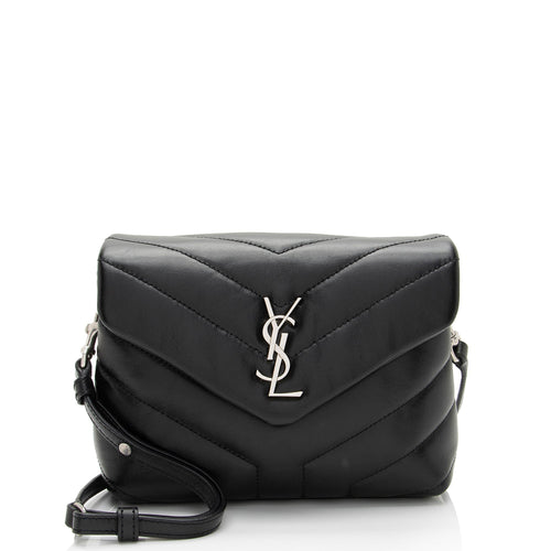 Saint Laurent Matelasse Calfskin Monogram LouLou Toy Crossbody (SHF-G6die7)