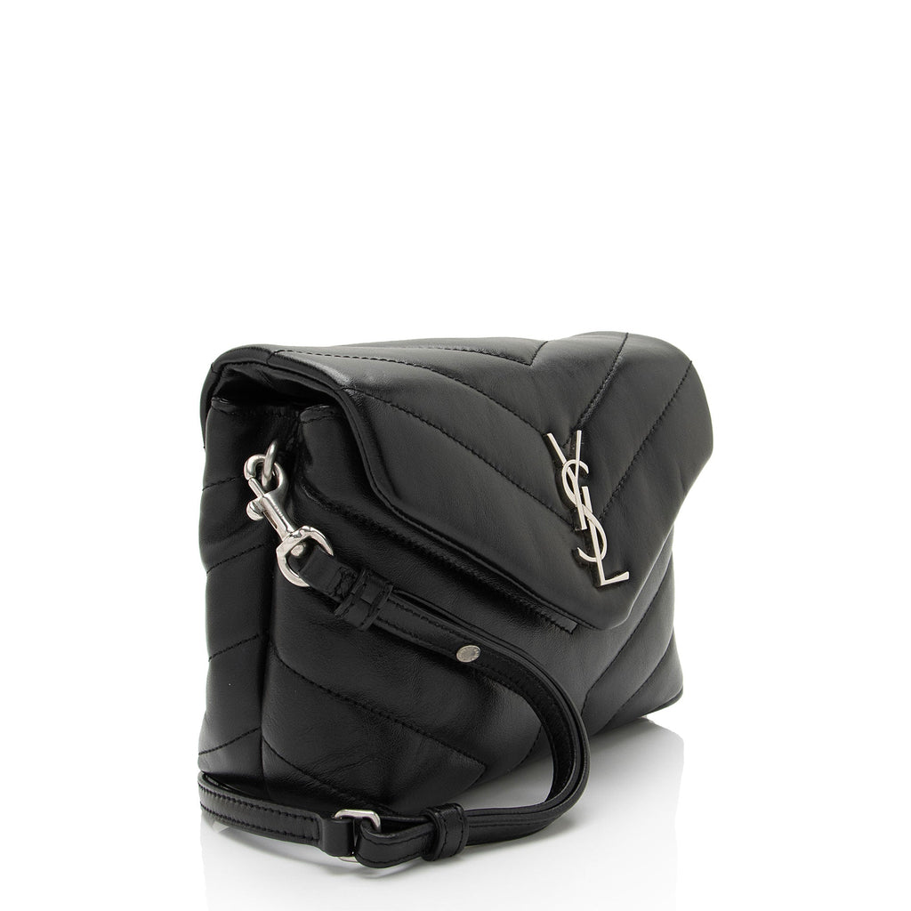 Saint Laurent Matelasse Calfskin Monogram LouLou Toy Crossbody (SHF-G6die7)