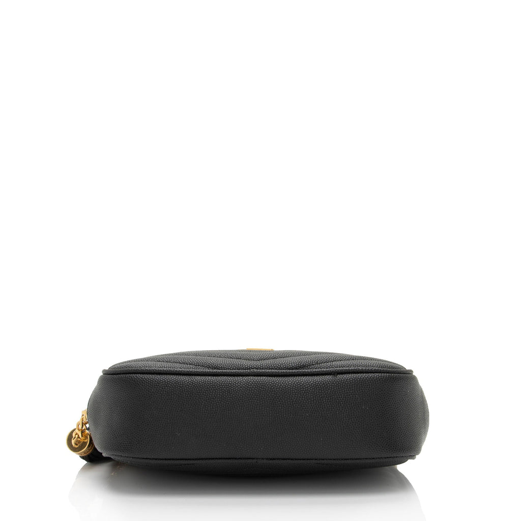 Saint Laurent Matelasse Grain de Poudre Monogram Lou Mini Camera Bag (SHF-sRcb5h)