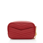 Saint Laurent Matelasse Grain de Poudre Monogram Lou Mini Camera Bag (SHF-QnSMbT)