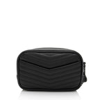 Saint Laurent Matelasse Grain de Poudre Monogram Lou Mini Camera Bag (SHF-UkqO9o)