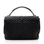 Saint Laurent Matelasse Lambskin Classic Monogram Large College Bag (SHF-18019)