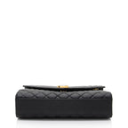 Saint Laurent Mixed Matelasse Grain de Poudre Monogram Medium Shoulder Bag (SHF-rmK6K7)