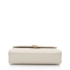 Saint Laurent Mixed Matelasse Grain de Poudre Monogram Medium Shoulder Bag (SHF-zIEuMS)