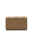 Saint Laurent Mixed Matelasse Grain de Poudre Monogram Small Shoulder Bag (SHF-mgzvyO)
