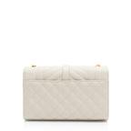 Saint Laurent Mixed Matelasse Grain de Poudre Monogram Small Shoulder Bag (SHF-oA3l6q)