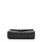 Saint Laurent Mixed Matelasse Lambskin Monogram Small Shoulder Bag (SHF-gYiuTh)