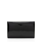 Saint Laurent Patent Leather Monogram Kate Wallet on Chain (SHF-T42QXZ)