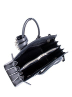 Saint Laurent Pebble Leather Medium Sac De Jour Shopper Bag Black