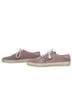 Saint Laurent - Rose Suede "Alpha Sigma" Sneakers Sz 10