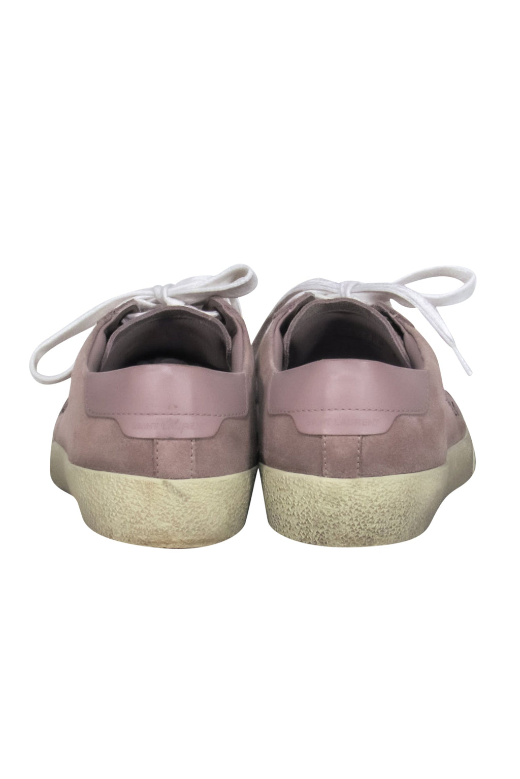 Saint Laurent - Rose Suede "Alpha Sigma" Sneakers Sz 10
