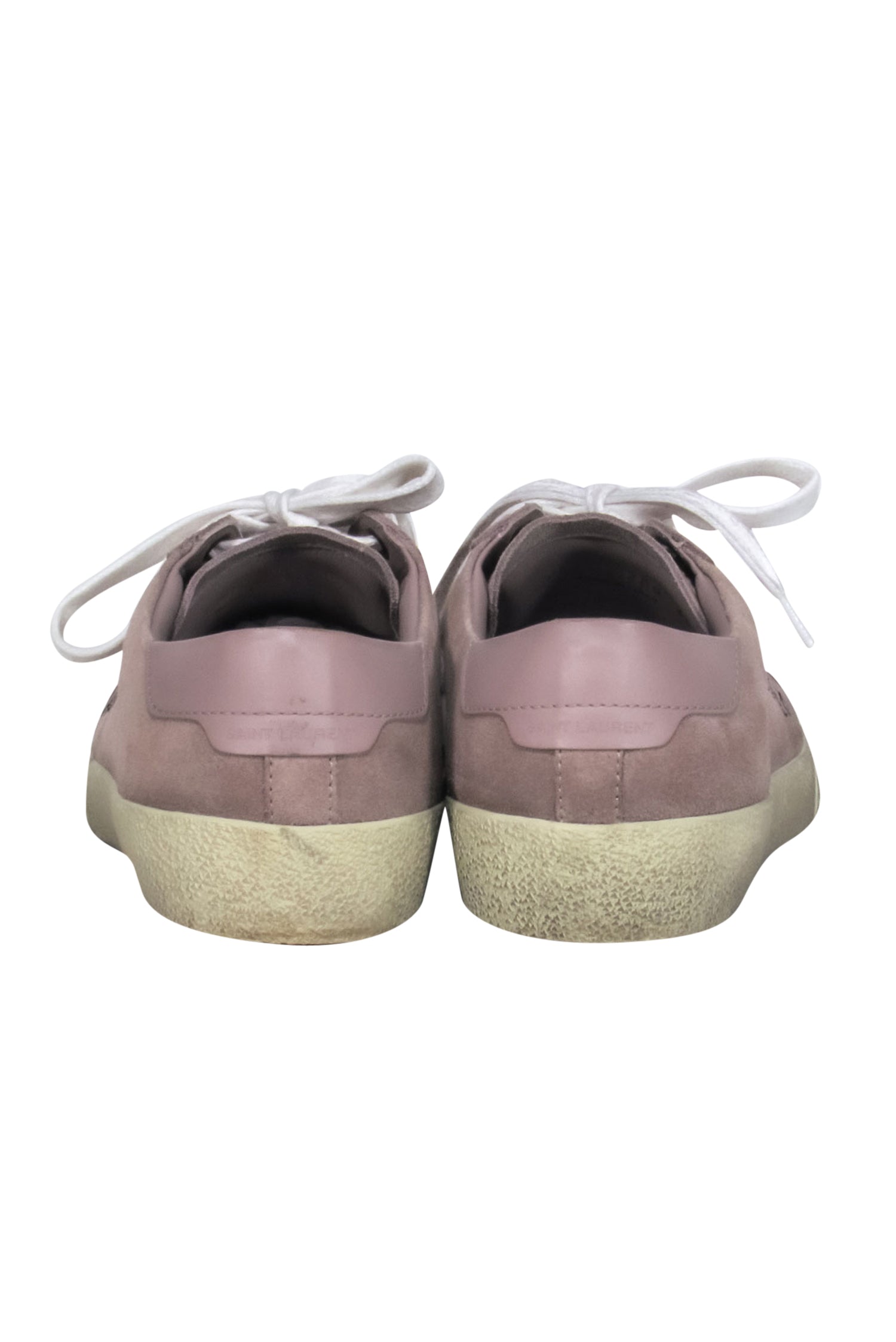 Saint Laurent - Rose Suede "Alpha Sigma" Sneakers Sz 10