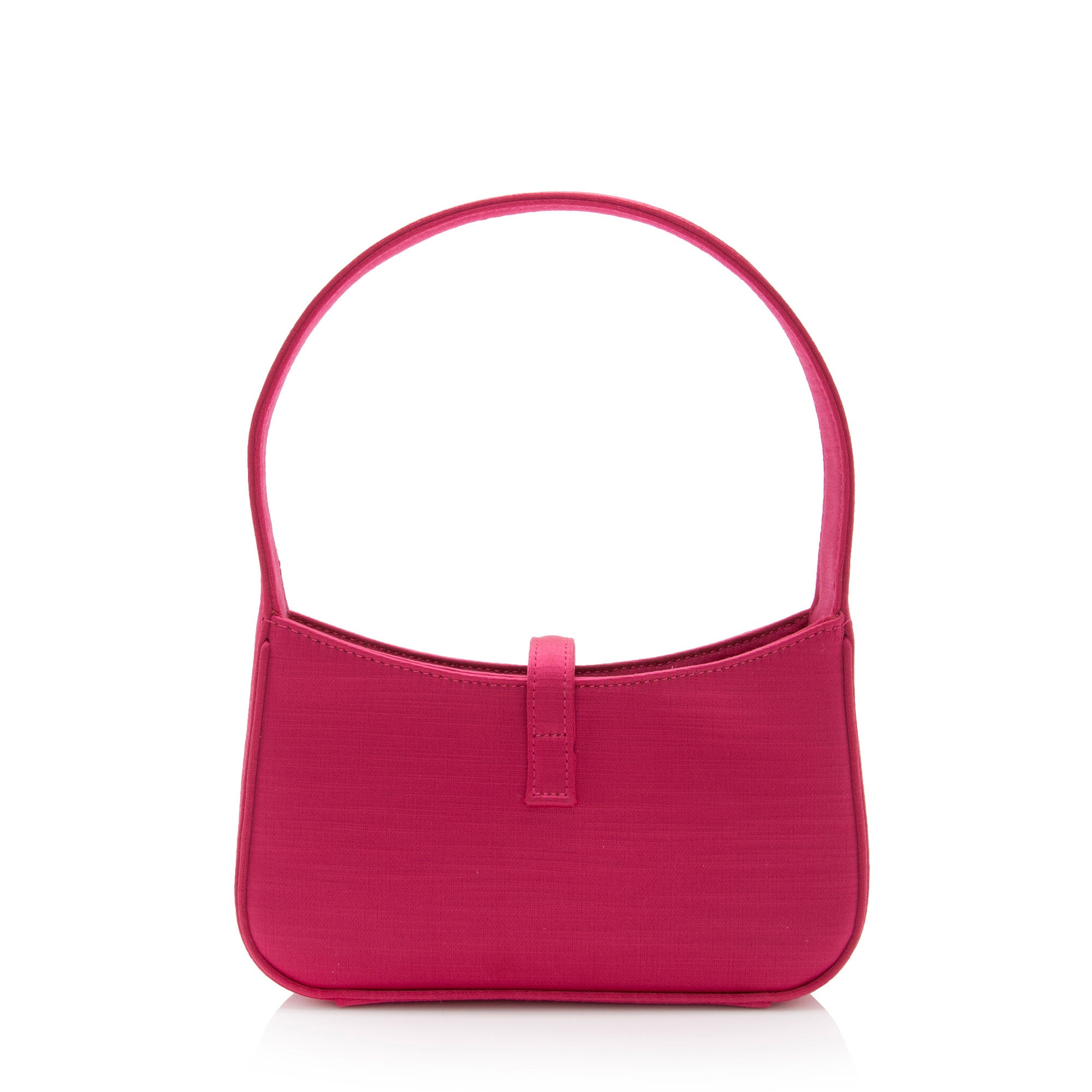 Saint Laurent Satin Monogram Le 5 A 7 Mini Hobo (SHF-TY5jhD)